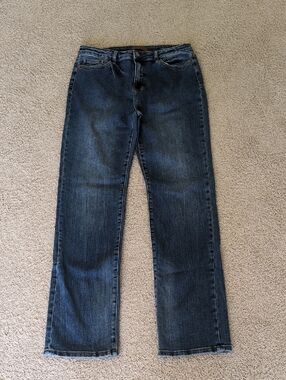 Judy Blue Straight-Leg Jeans in Dark Blue Wash